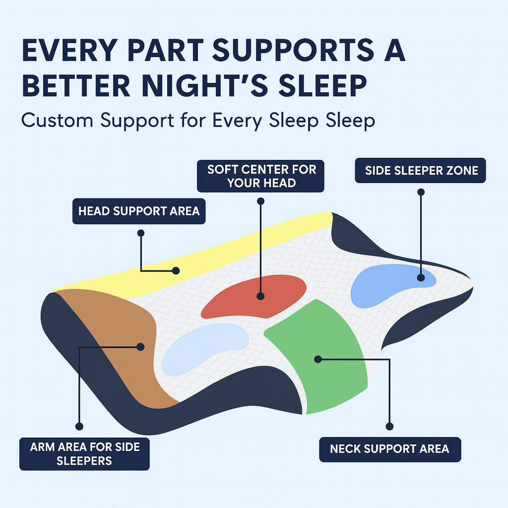 The Neck Haven - Cervical Neck Pillow